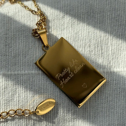Empowerment ‘Yes Goodie’ Double Sided Necklace - Gold/Silver
