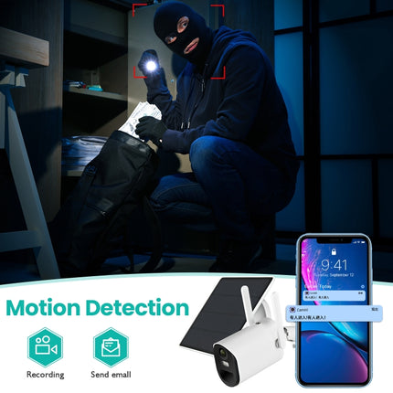 T20 1080P Full HD 4G (EU Version) Solar Powered Camera, Support PIR Human Body Infrared Sensor, Night Vision, Two Way Audio, TF Card, 4G (EU Version)