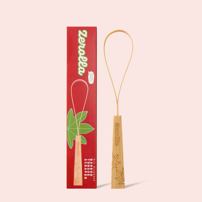 Eco Biobased Bamboo Tongue Scraper