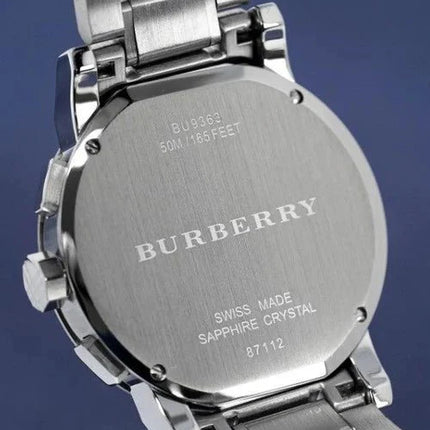 Burberry Men's Watch Chronograph The City 42mm Blue BU9363