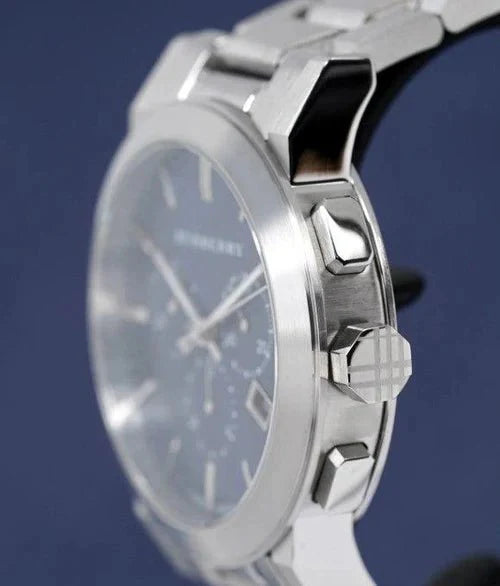 Burberry Men's Watch Chronograph The City 42mm Blue BU9363