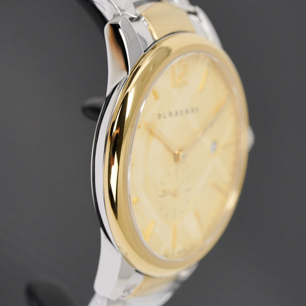 Burberry Men's Watch The Classic 40mm Two Tone Gold BU10011