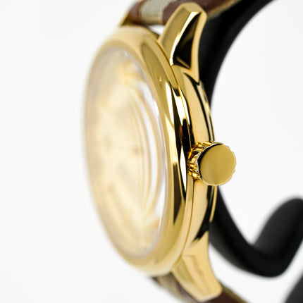 Burberry Ladies Watch The Classic 32mm Yellow Gold BU10114