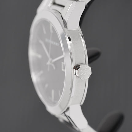 Burberry Unisex Watch The City 38mm Steel Black BU9001
