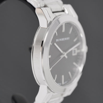 Burberry Unisex Watch The City 38mm Steel Black BU9001