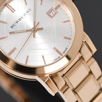Burberry Unisex Watch The City Rose Gold 38mm BU9004