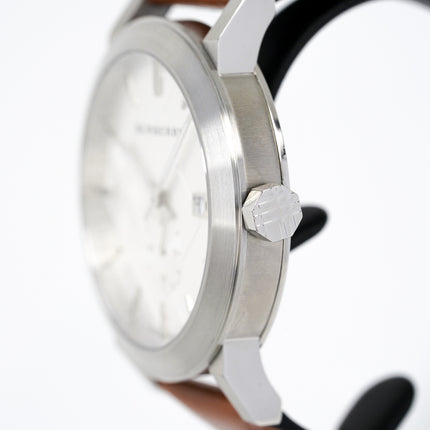Burberry Men's Watch The City Silver Brown BU9904