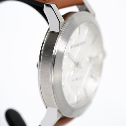 Burberry Men's Watch The City Silver Brown BU9904