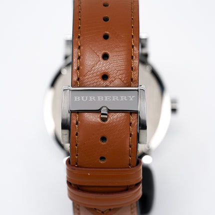 Burberry Men's Watch The City Silver Brown BU9904