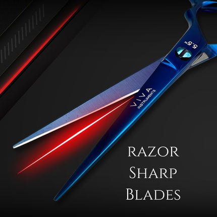 Hair Scissors 5.5 Inch - Blue