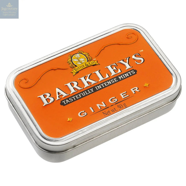 Barkleys classic ginger mints in luxury tin