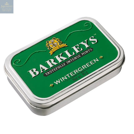 Barkleys classic wintergreen mints in luxury tin