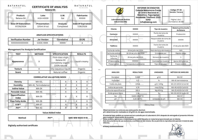 Pure Batana Oil  #1 Authentic Hair Growth & Repair Oil from Honduras