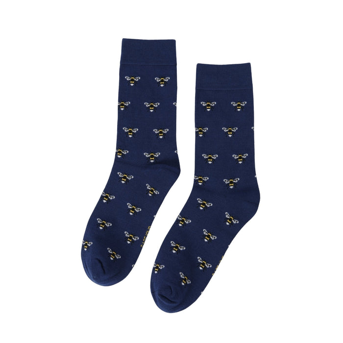 Save the Bee Small Motif Bamboo Socks