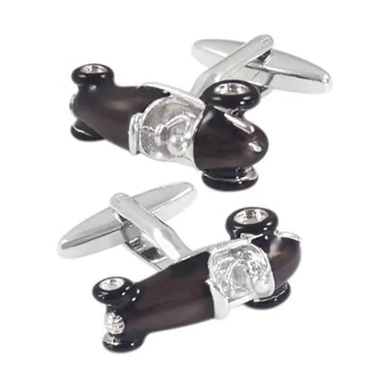 Black Race Car Cufflinks
