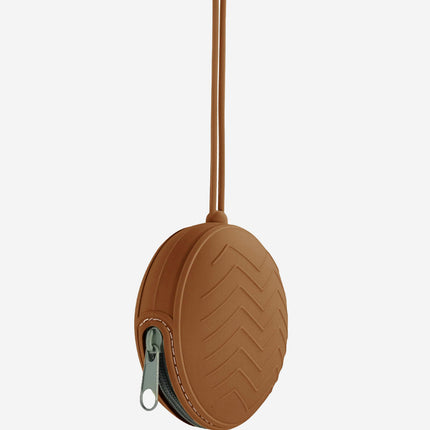 Bloom Bambini Silicone Pacifier Round Case in Brown