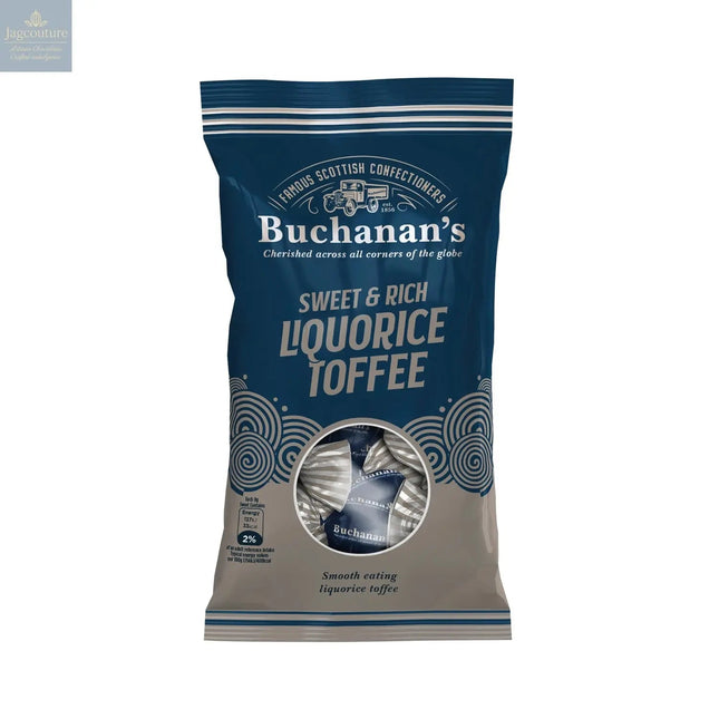 Buchanan's bag of Sweet & Rich Liquorice Toffees