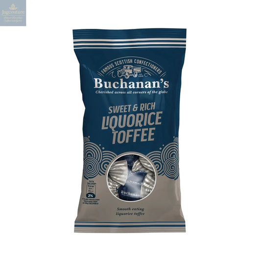 Buchanan's bag of Sweet & Rich Liquorice Toffees