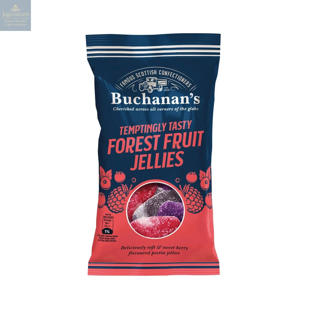 Buchanan's bag of Temptingly Tasty Forest Fruit Jellies