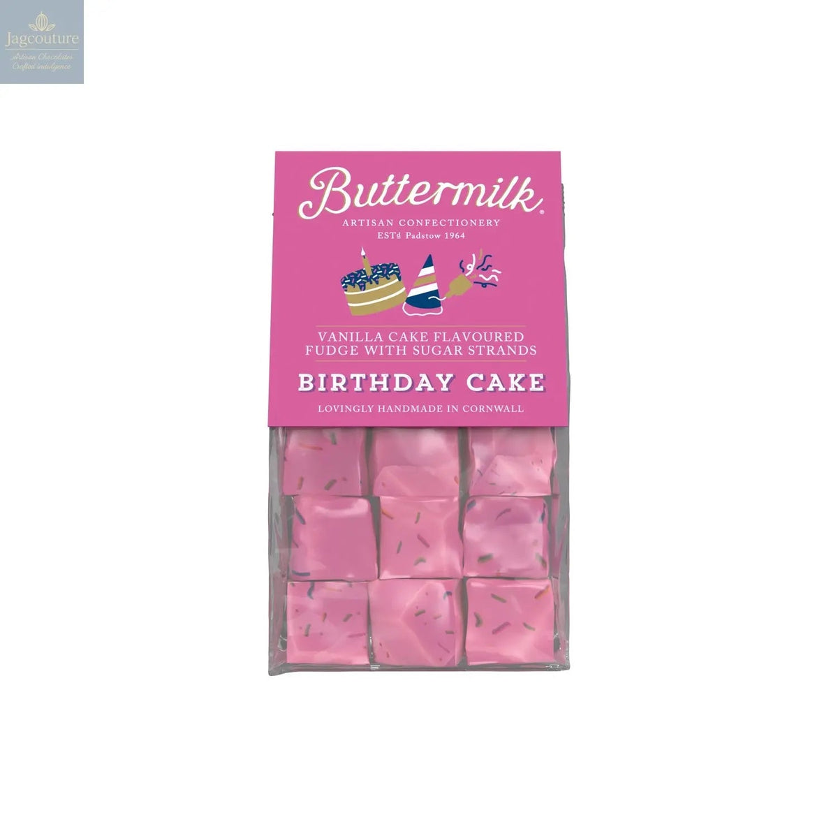 Buttermilk smooth birthday cake fudge in grab bag