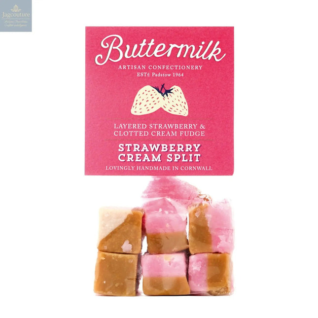 Buttermilk smooth strawberry fudge in grab bag