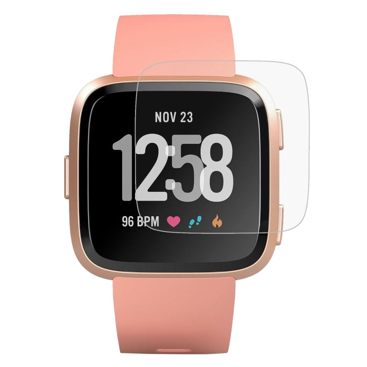 ENKAY Hat-Prince for  Fitbit Versa  0.2mm 9H Surface Hardness 2.15D Curved Edge Tempered Glass Screen Protector, CA0074A, CA0074B