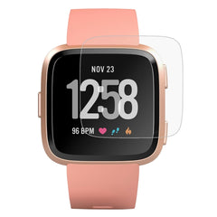 ENKAY Hat-Prince for  Fitbit Versa  0.2mm 9H Surface Hardness 2.15D Curved Edge Tempered Glass Screen Protector, CA0074A, CA0074B