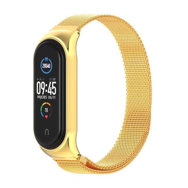 Mijobs Milan CS Metal Magnetic Watch Band for Xiaomi Mi Band 3 & 4 & 5 & 6, Host not Include