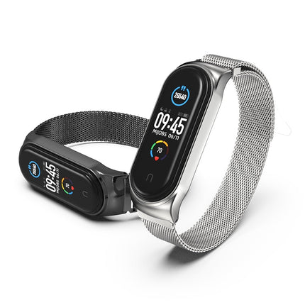 Mijobs Milan CS Metal Magnetic Watch Band for Xiaomi Mi Band 3 & 4 & 5 & 6, Host not Include