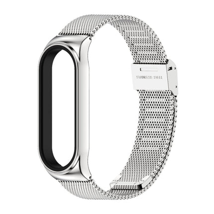 Mijobs Milan CS Screwless Buckle Metal Watch Band Case for Xiaomi Mi Band 3 & 4 & 5 & 6, Host not Included