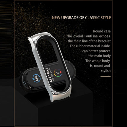 Mijobs Milan CS Screwless Buckle Metal Watch Band Case for Xiaomi Mi Band 3 & 4 & 5 & 6, Host not Included