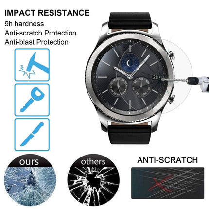 ENKAY Hat-Prince for Samsung Gear S3 Smart Watch 0.2mm 9H Surface Hardness 2.15D Explosion-proof Tempered Glass Screen Film