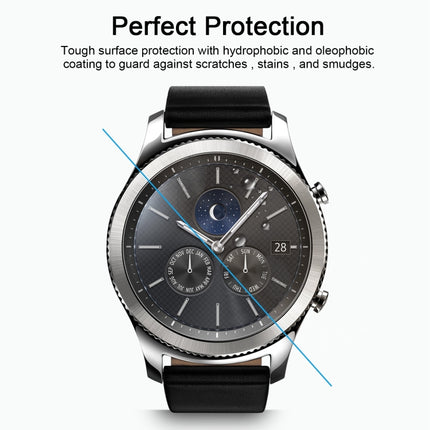 ENKAY Hat-Prince for Samsung Gear S3 Smart Watch 0.2mm 9H Surface Hardness 2.15D Explosion-proof Tempered Glass Screen Film