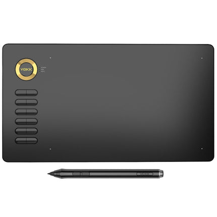 VEIKK A15 10x6 inch 5080 LPI Smart Touch Electronic Graphic Tablet, with Type-C Interface, A15 Gold, A15 Blue, A15 Red