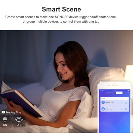 Sonoff T2 Touch 86mm Tempered Glass Panel Wall Switch Smart Home Light Touch Switch, Compatible with Alexa and Google Home, AC 100V-240V, EU Plug, 86mm/ 3 EU Plug