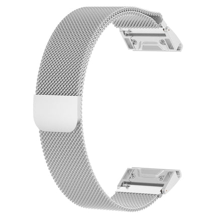 For Garmin Fenix 6S Milanese Watch Band