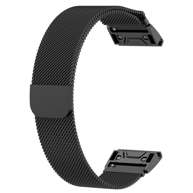 For Garmin Fenix 6X Milanese Watch Band