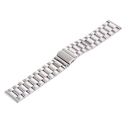For Fitbit Blaze Smart Watch Butterfly Buckle 3 Beads Stainless Steel Watchband