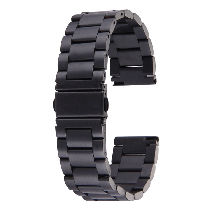 For Samsung Gear S2 Classic Smart Watch Butterfly Buckle 3 Beads Stainless Steel Watchband