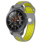 For Galaxy Watch 46mm / Yellow + Grey