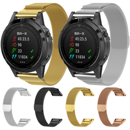 For Garmin Fenix 7S Milanese Watch Band
