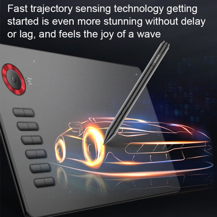 VEIKK A15PRO 10x6 inch 5080 LPI Type-C Interface Smart Touch Electronic Graphic Tablet