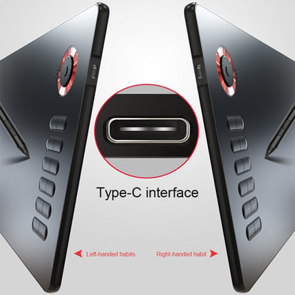 VEIKK A15PRO 10x6 inch 5080 LPI Type-C Interface Smart Touch Electronic Graphic Tablet