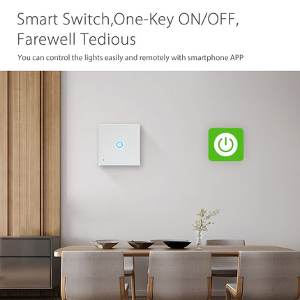 NEO NAS-SC01W Wireless WiFi EU Smart Light Control Switch 1Gang, 1 Gang