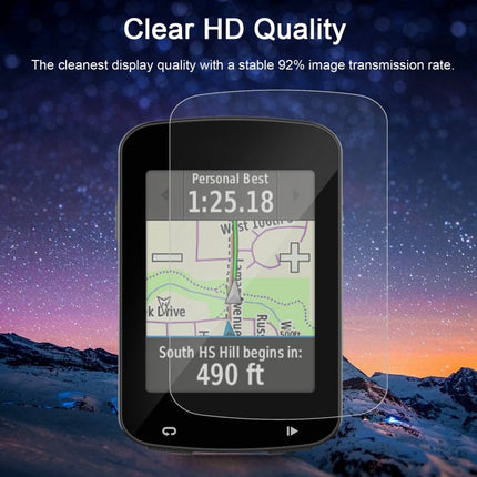 For Garmin Edge 820 0.26mm 2.5D 9H Tempered Glass Film Screen Protector, For Garmin Edge 820
