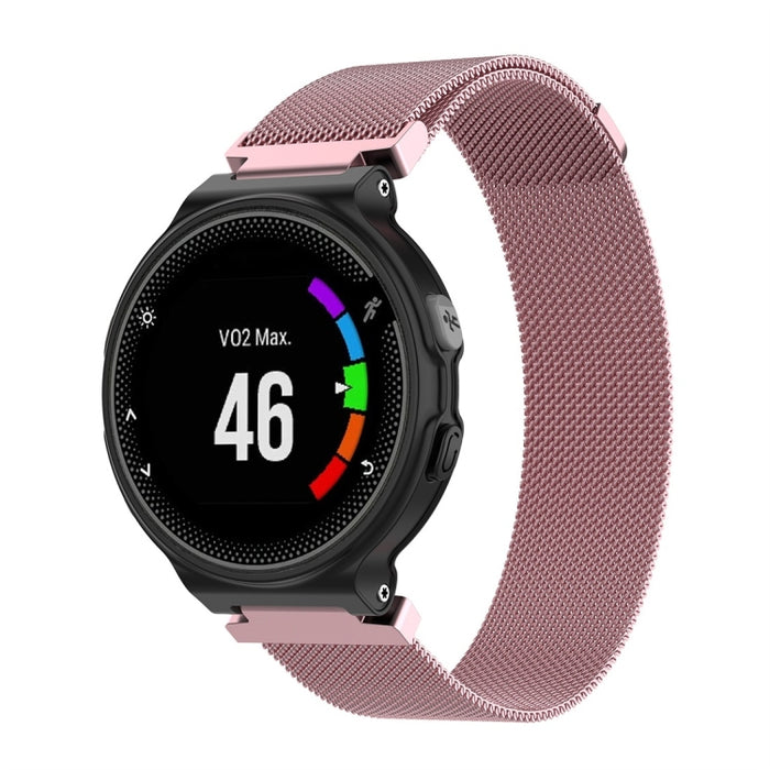 Milanese Watch Band for Garmin Forerunner 235 26cm, 26cm