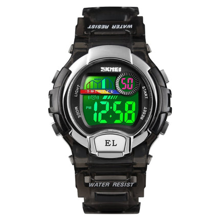 SKMEI 1450 Women Transparent Digital Watch 50m Waterproof Sports Watch with LED Light