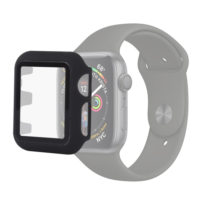PC + Glass Protective Case For Apple Watch Series 6 / 5 / 4 / Watch SE 44mm, For Apple Watch Series 6 / 5 / 4 / Watch SE 44mm