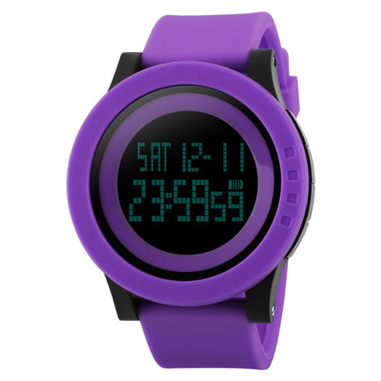 SKMEI 1142 Multifunctional Men Outdoor Sports Noctilucent Waterproof Silica Gel Digital Watch