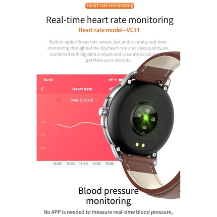 CF19 1.3 inch IPS Color Touch Screen Smart Watch, IP67 Waterproof, Support Weather Forecast / Heart Rate Monitor / Sleep Monitor / Blood Pressure Monitoring